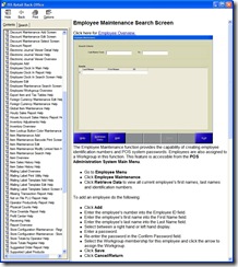 Help CHM Employee Maint