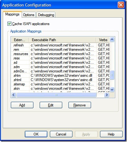 IIS Application Configuration